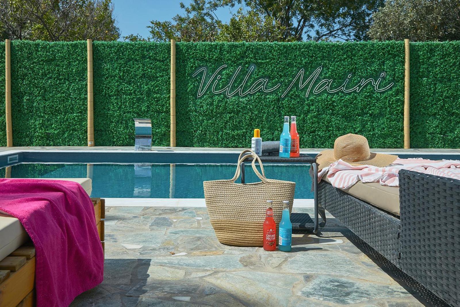 Villa Mairi - 2 Private Pools & Game Room Near Athens Salamis Bagian luar foto